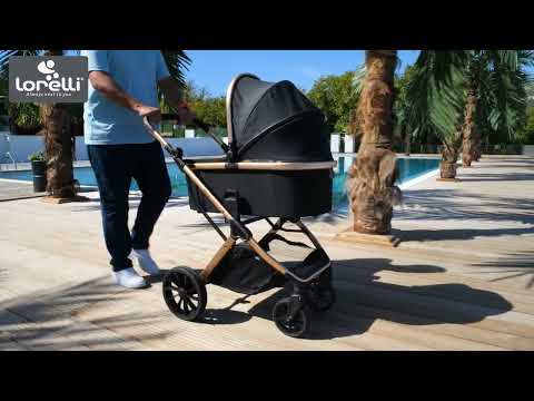Carucior combinat 2 in 1 Lorelli Premium Glory Opaline Grey - poza 2