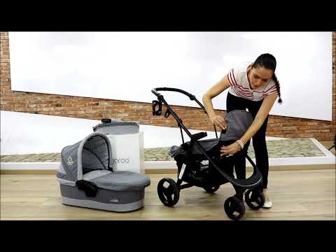 Carucior combinat 3 in 1 Cangaroo Noble All In One 2020 Beige - poza 2
