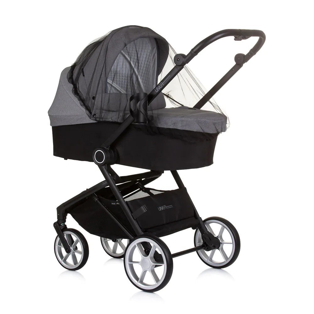 Carucior combinat 3 in 1 Chipolino Linea 2024 Ash Grey - poza 4