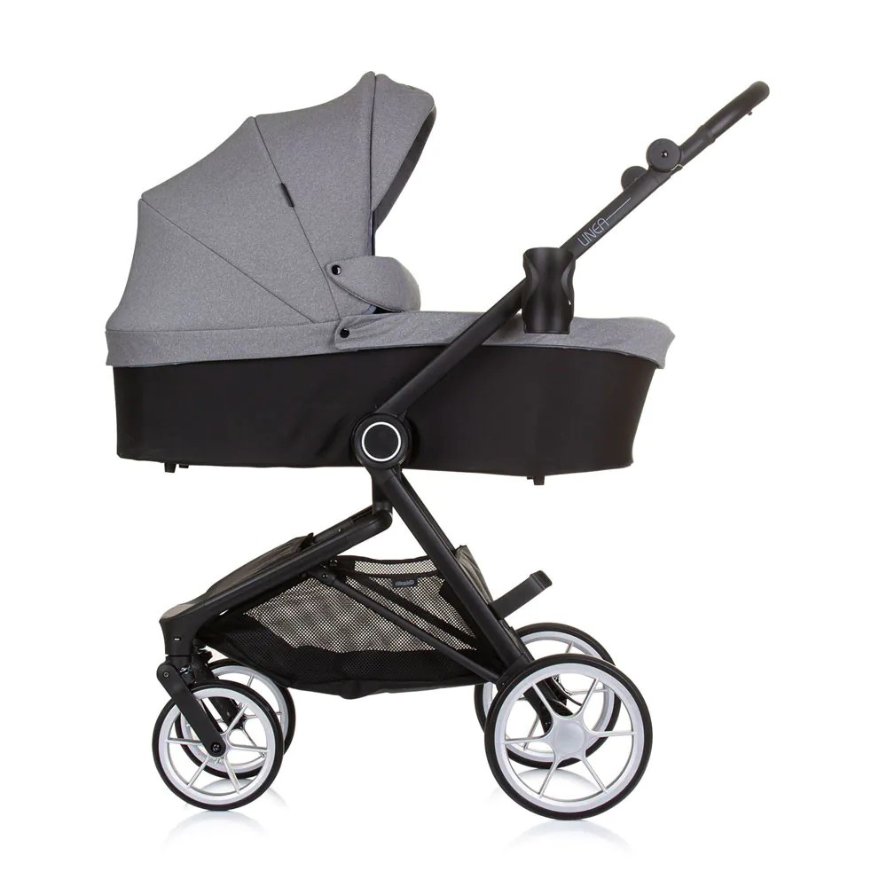 Carucior combinat 3 in 1 Chipolino Linea 2024 Ash Grey - poza 5