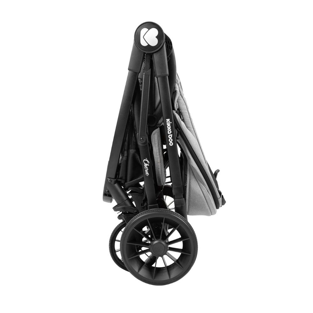 Carucior combinat 3 in 1 Kikka Boo Cherie Gri - poza 2