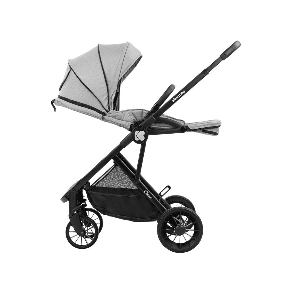 Carucior combinat 3 in 1 Kikka Boo Cherie Gri - poza 5