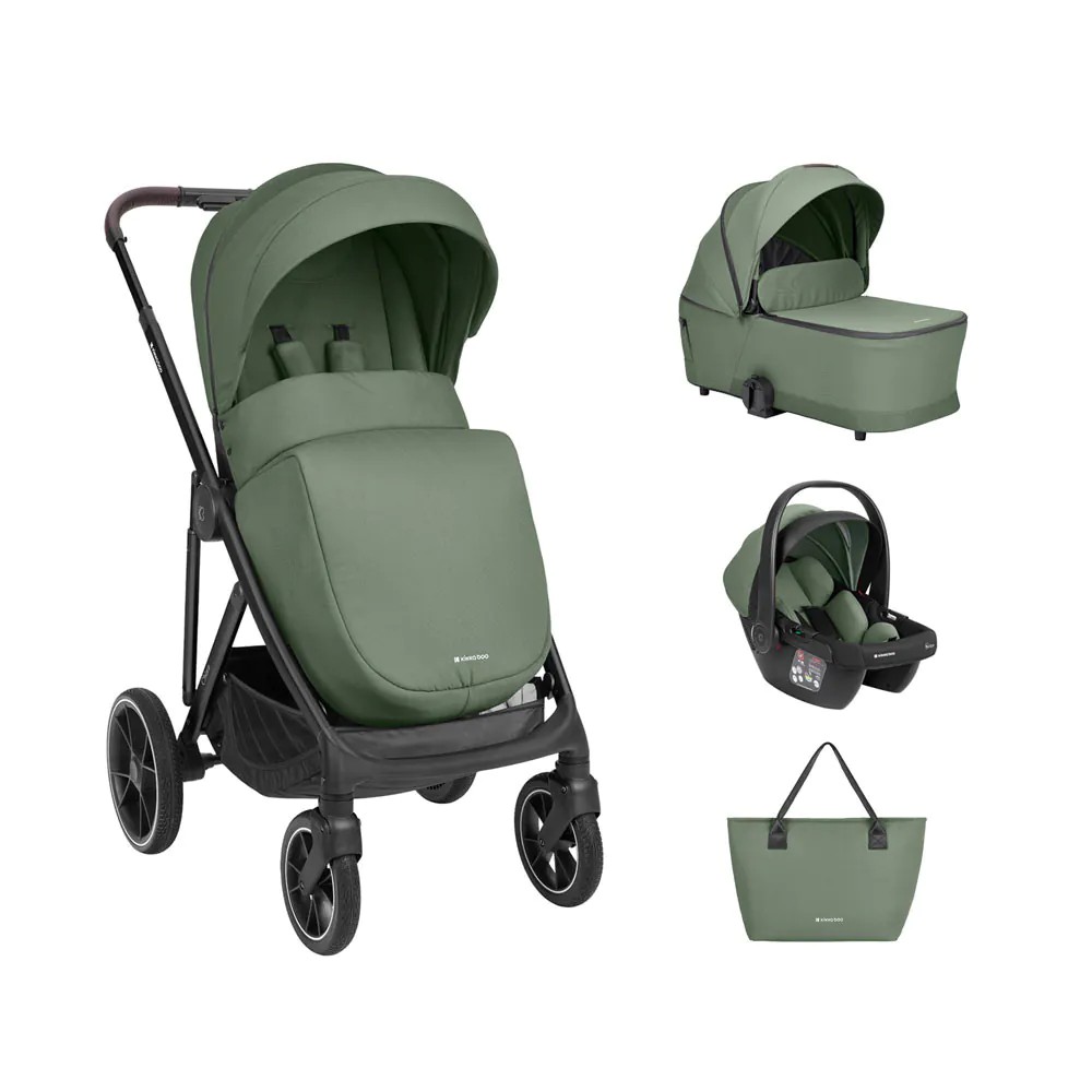Carucior combinat 3 in 1 Kikka Boo Chiara 2026 Verde - poza 1