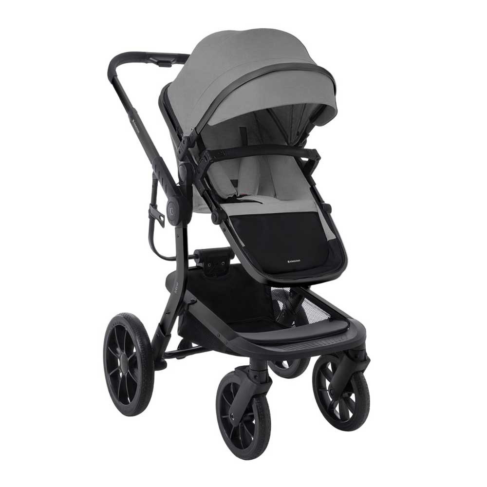Carucior combinat 3 in 1 Kikka Boo Irene Gri deschis - poza 3