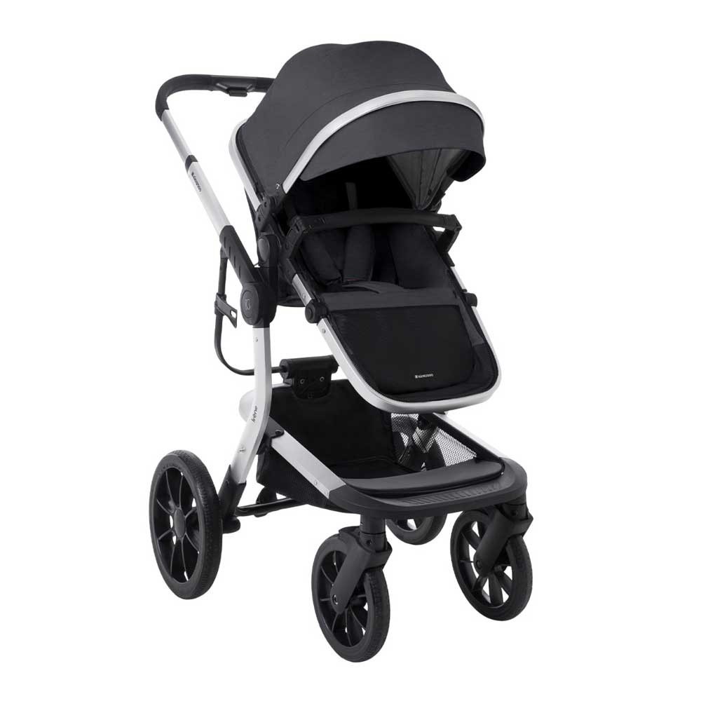 Carucior combinat 3 in 1 Kikka Boo Irene Gri inchis - poza 3