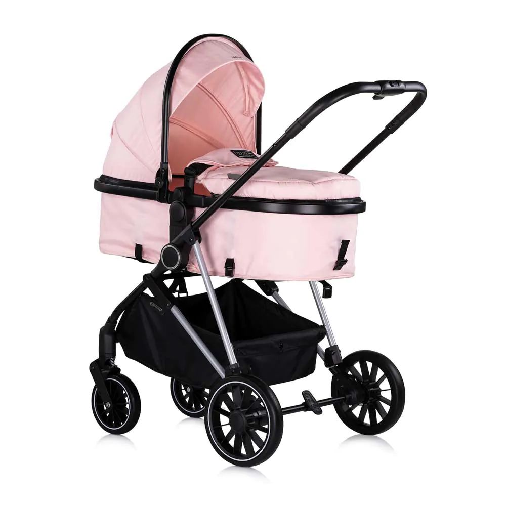Carucior combinat Chipolino Aura 2025 Marshmallow - poza 2