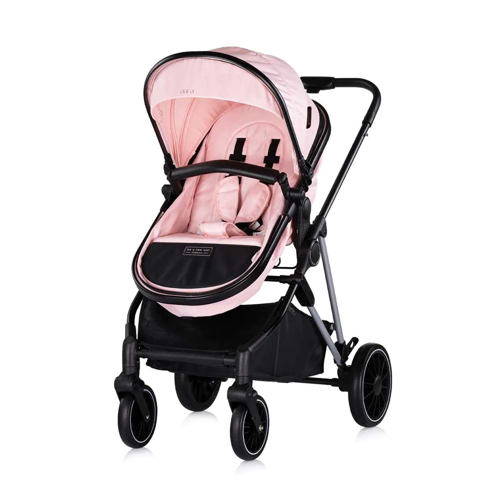 Carucior combinat Chipolino Aura 2025 Marshmallow - poza 3