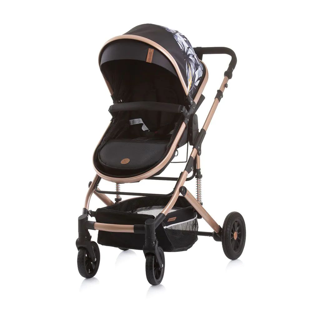 Carucior combinat Chipolino Estelle 2023 Black Leaves - poza 5