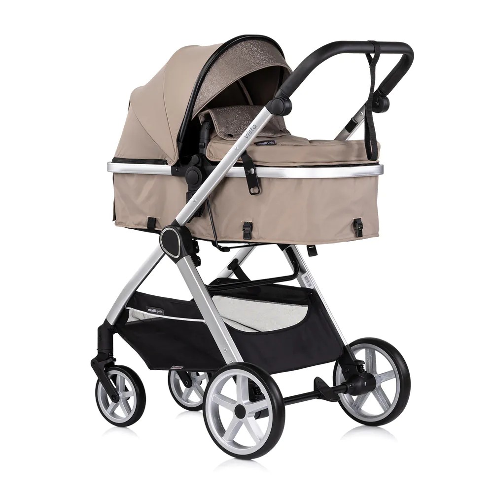 Carucior combinat Chipolino Vista 2025 Tiramisu - poza 1