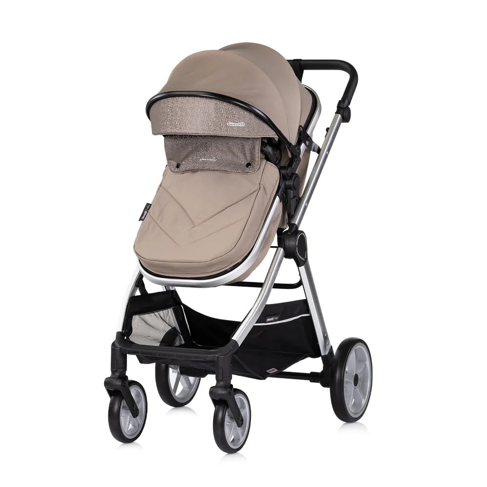 Carucior combinat Chipolino Vista 2025 Tiramisu - poza 4
