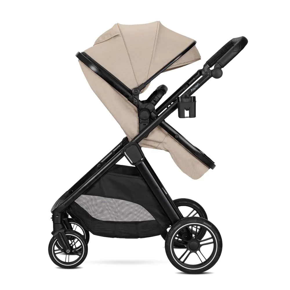 Carucior combinat Lorelli Aspen 2025 Cappuccino - poza 4