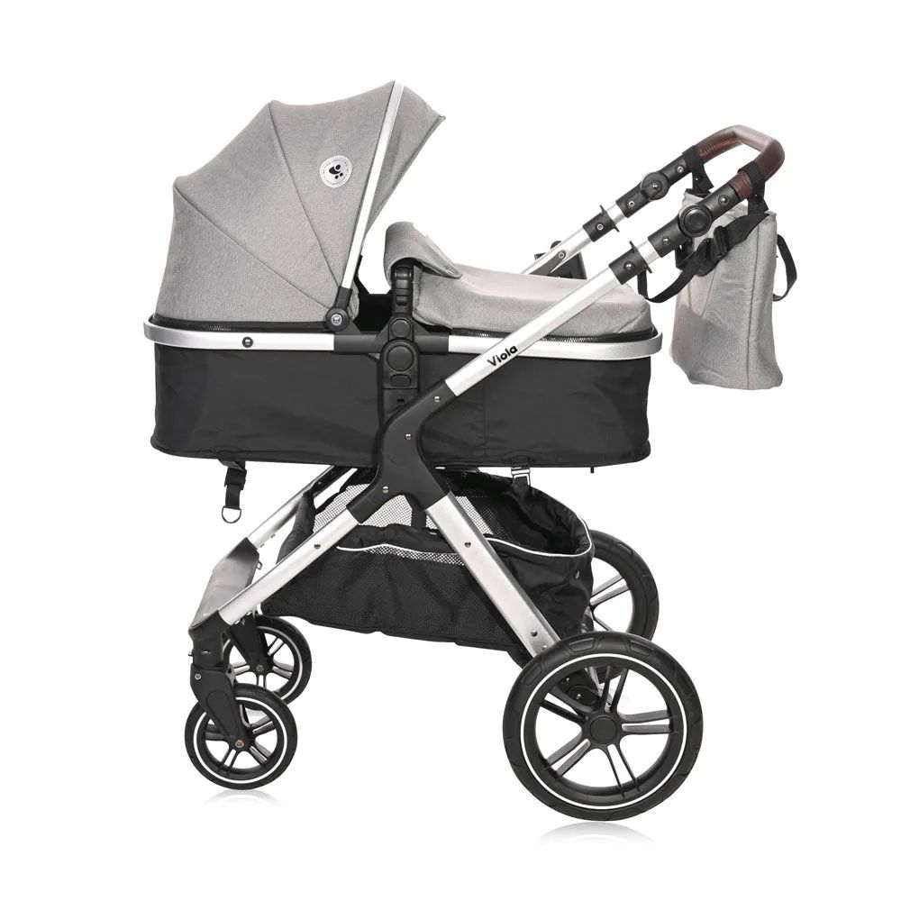 Carucior combinat Lorelli Classic Viola Opaline Grey - poza 4