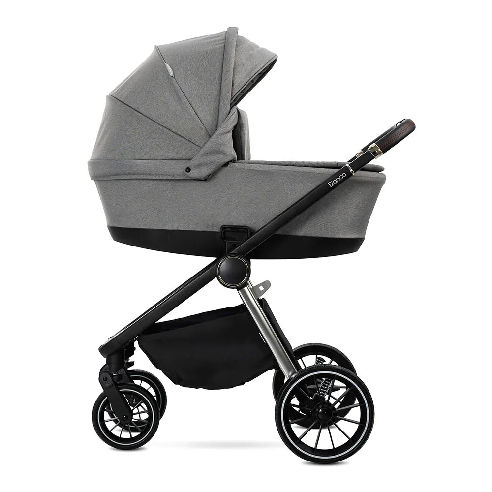 Carucior combinat Lorelli Premium 3 in 1 Bianca Grey - poza 2