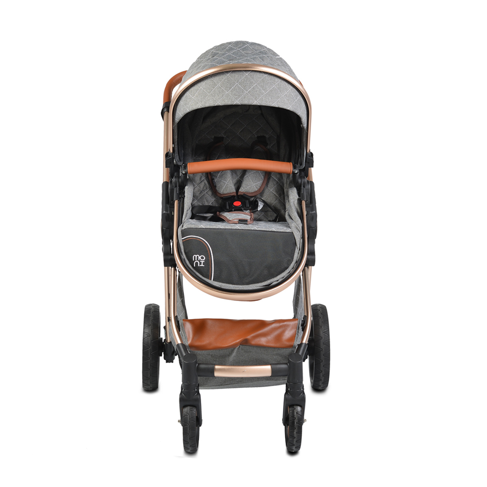 Carucior combinat Moni Alma 2020 Dark Grey - poza 3