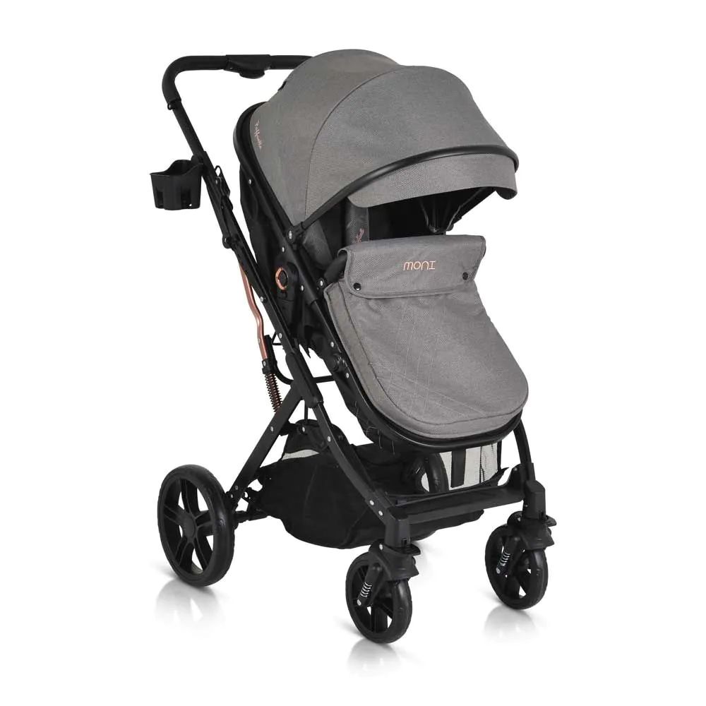 Carucior combinat Moni Raffaello 2024 Grey - poza 3