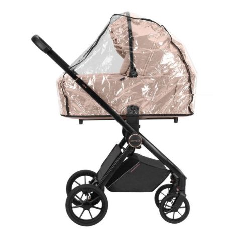 Carucior compact premium Carrello ULTRA 4 in 1 I-Size 40-87 cm cu baza Isofix Antique Beige - poza 3