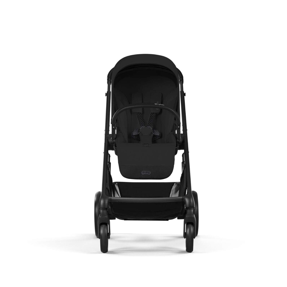 Carucior Cybex Gold Balios S Lux Moon Black cu cadru negru si maner curbat - poza 3