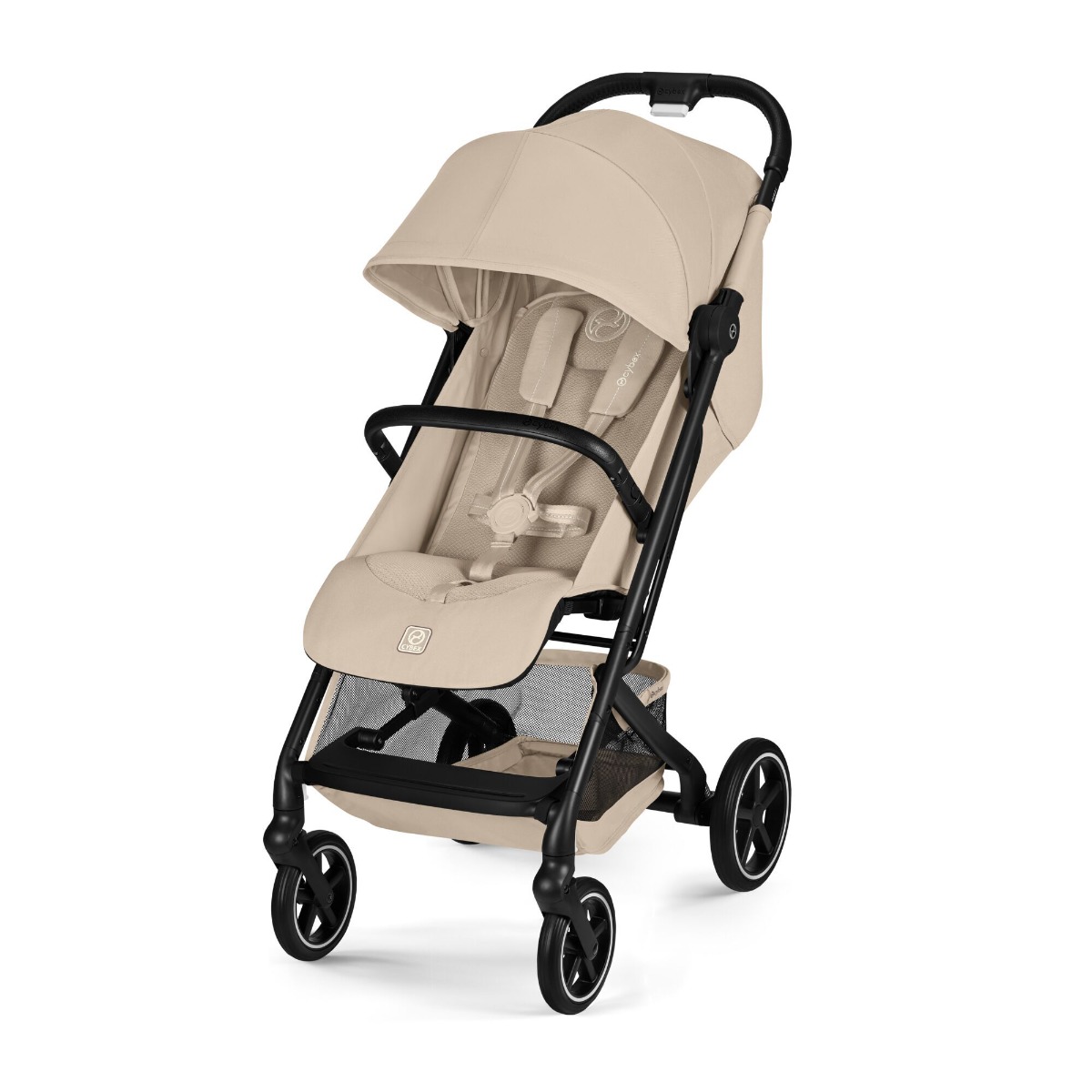 Carucior Cybex Gold BEEZY Almond Beige cu cadru negru 2026 - poza 1