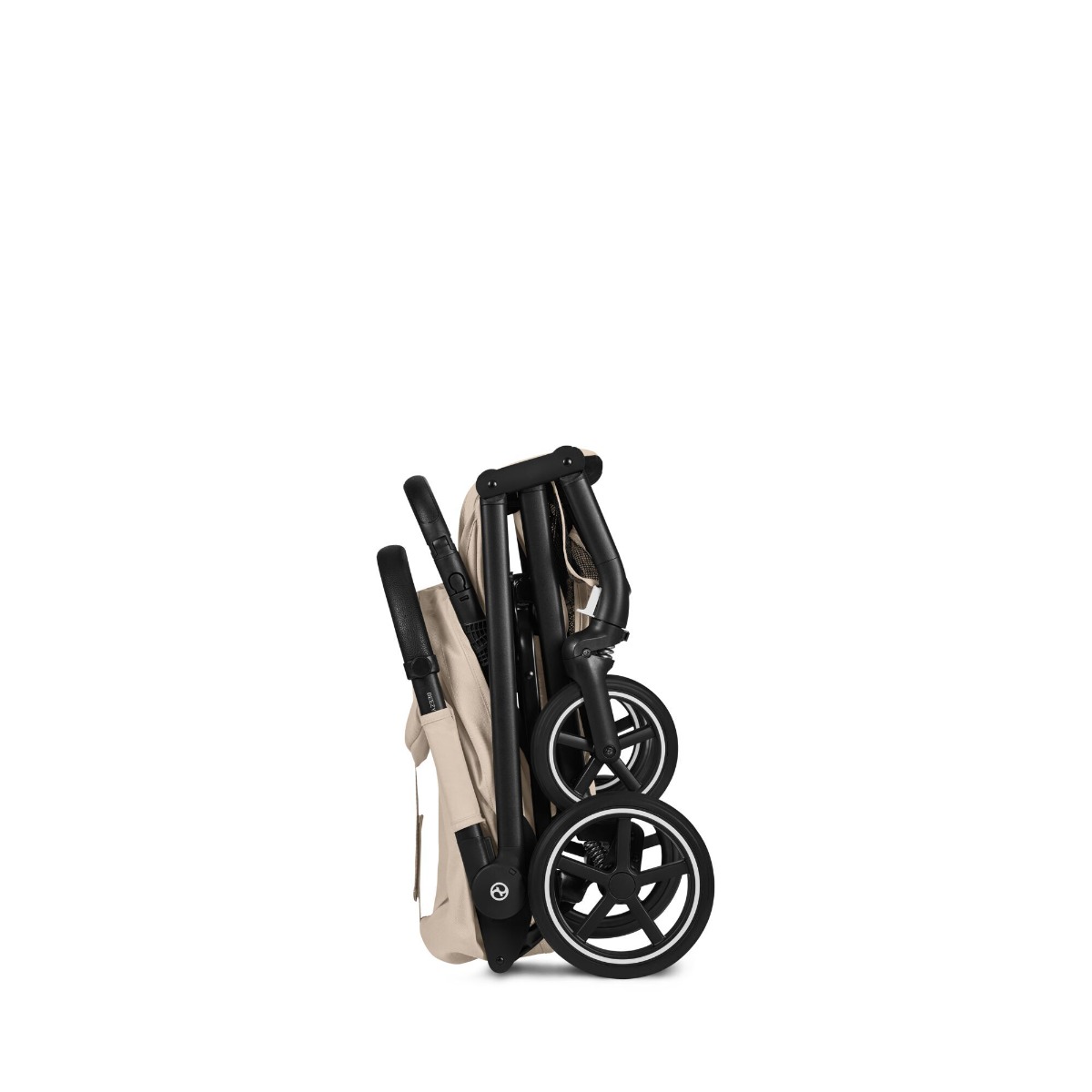 Carucior Cybex Gold BEEZY Almond Beige cu cadru negru 2026 - poza 5