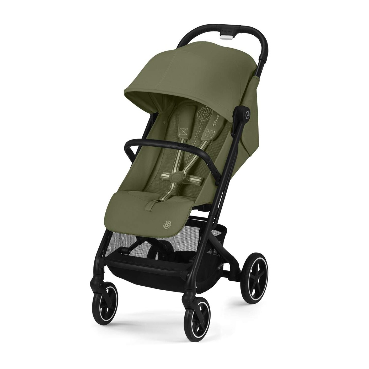 Carucior Cybex Gold BEEZY Moss Green cu cadru negru - poza 1