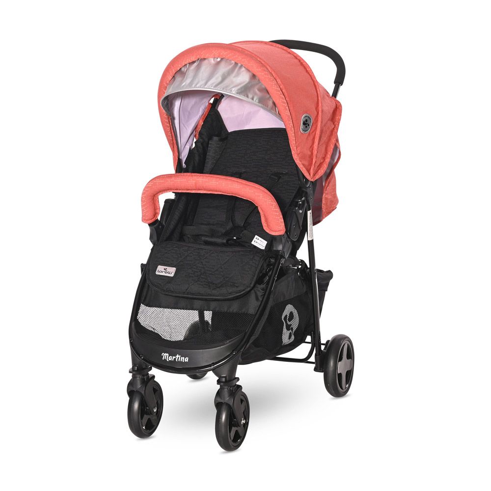 Carucior de vara cu acoperitoare Lorelli Martina 2021 Black Ginger Orange - poza 3