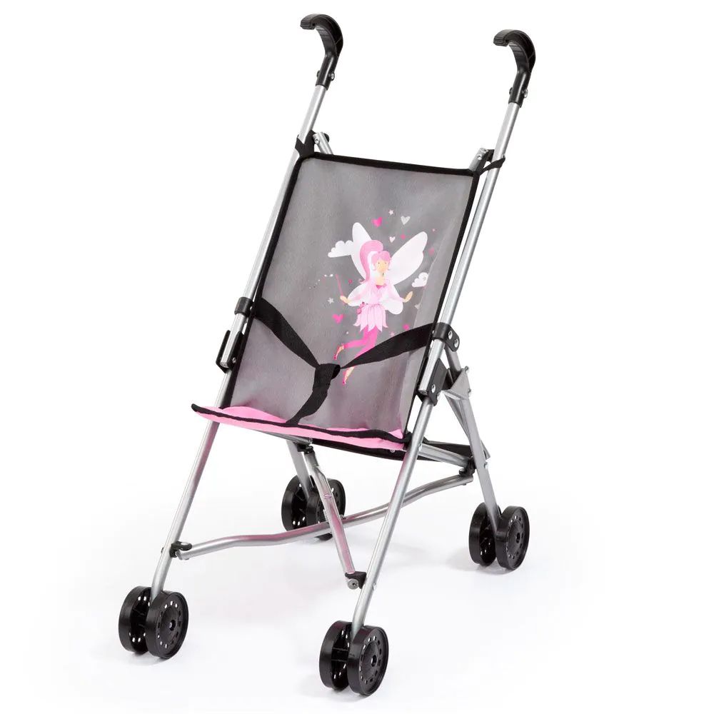 Carucior de vara pentru papusi Bayer Buggy Gri - poza 1