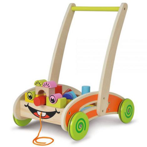 Carucior Eichhorn Activity Walker cu 35 cuburi - poza 1