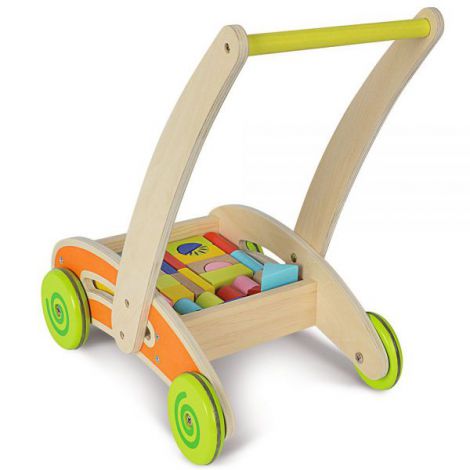Carucior Eichhorn Activity Walker cu 35 cuburi - poza 3
