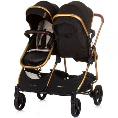 Carucior gemeni Chipolino Duo Smart 2 in 1 obsidian gold - poza 4