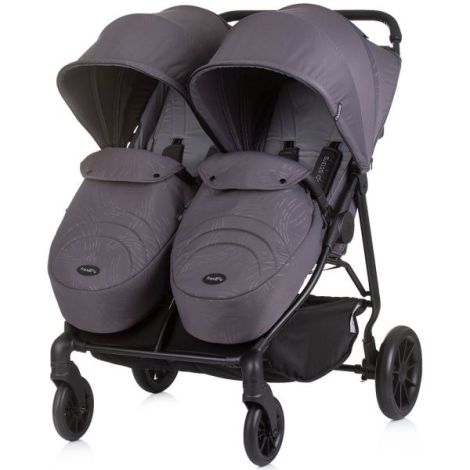 Carucior gemeni Chipolino Top Stars anthracite - poza 2