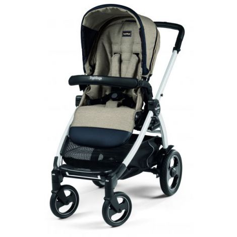 Carucior Peg Perego de la nastere, Book 51 S Titania Luxe Ecru (sasiu + hamac), 0-22 kg - poza 2