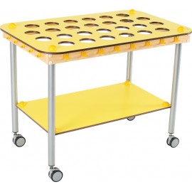 Carucior pentru 26 pahare si prosoape - poza 1