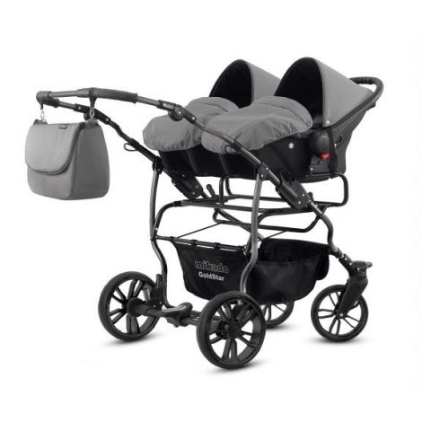 Carucior pentru gemeni Mikado GOLDSTAR 3 in 1 GS-05 - poza 2