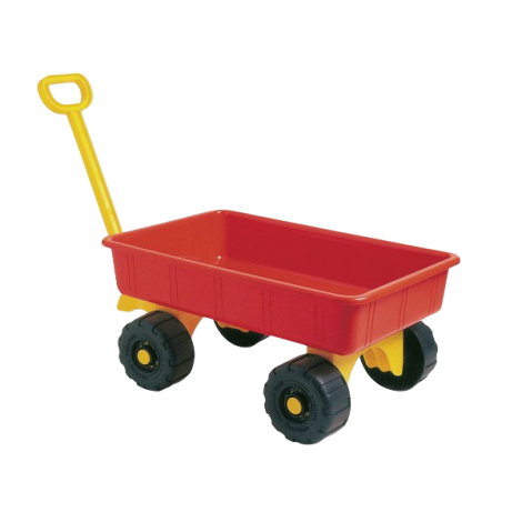 Carucior pentru jucarii, 52 cm lungime cupa, Rodos, 3ani+, din plastic rezistent, Androni Giocattoli - poza 3