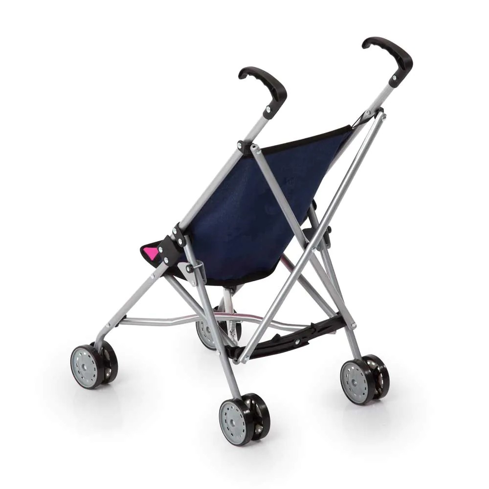 Carucior pentru papusi Bayer Buggy albastru cu unicorni 30154AA - poza 2