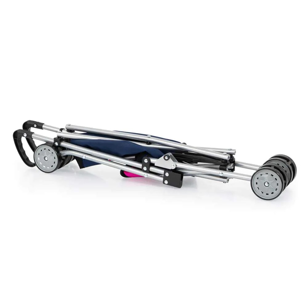 Carucior pentru papusi Bayer Buggy albastru cu unicorni 30154AA - poza 4