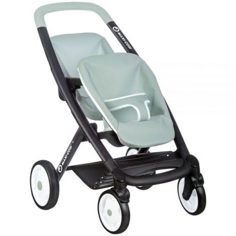 Carucior pentru papusi Smoby Maxi Cosi Twin albastru - poza 1