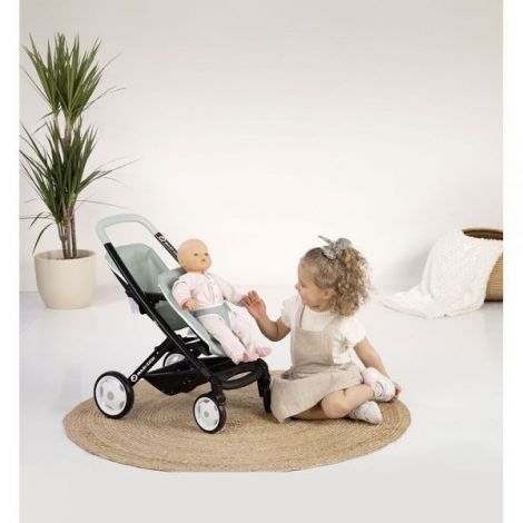 Carucior pentru papusi Smoby Maxi Cosi Twin albastru - poza 4