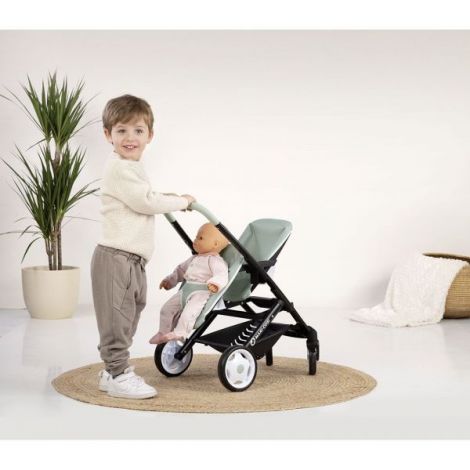 Carucior pentru papusi Smoby Maxi Cosi Twin albastru - poza 5