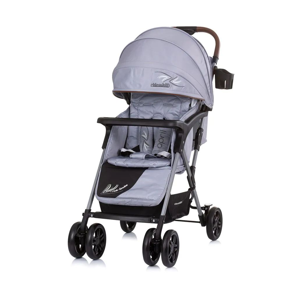 Carucior sport Chipolino April 2024 0 luni + Ash Grey - poza 3