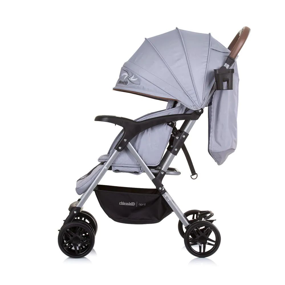 Carucior sport Chipolino April 2024 0 luni + Ash Grey - poza 4