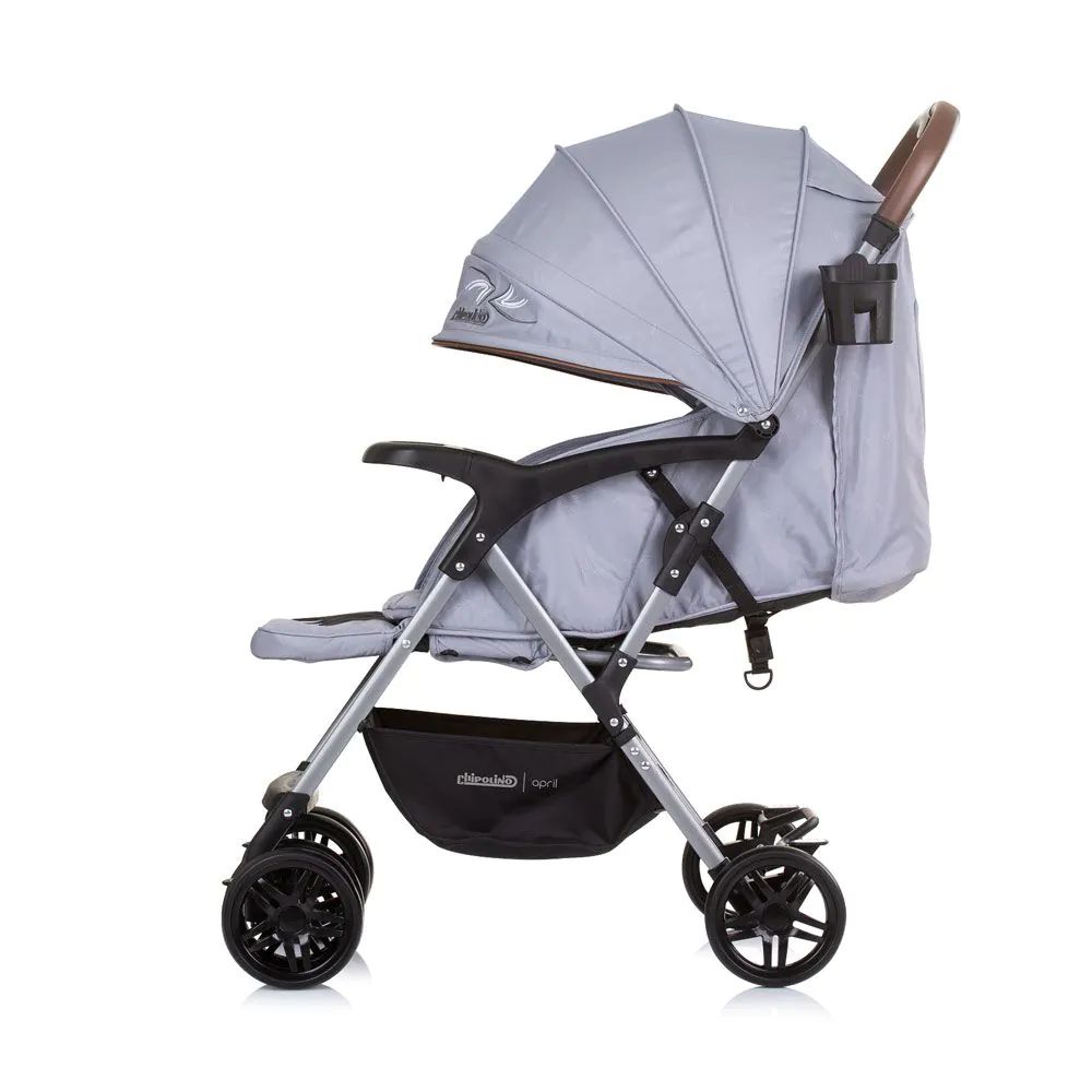Carucior sport Chipolino April 2024 0 luni + Ash Grey - poza 5