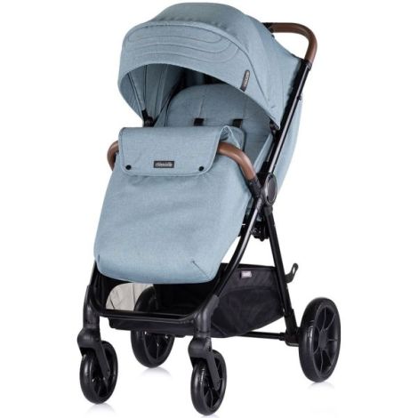 Carucior sport Chipolino Ultera cu husa picioare basil - poza 2