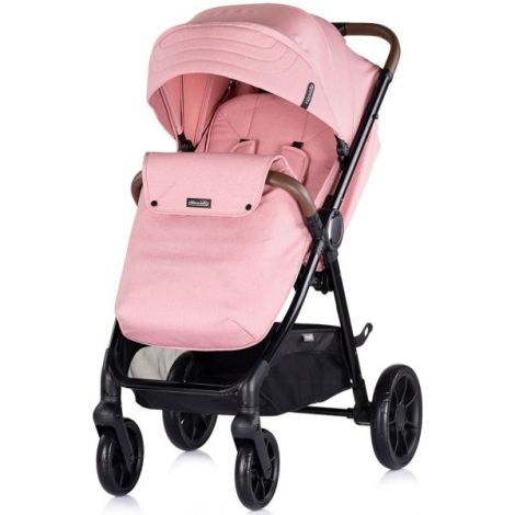 Carucior sport Chipolino Ultera cu husa picioare pink marshmallow - poza 2