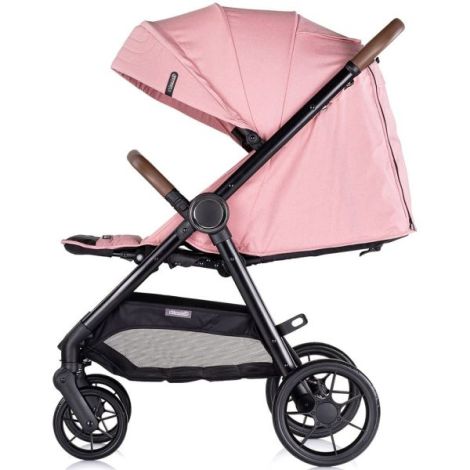 Carucior sport Chipolino Ultera cu husa picioare pink marshmallow - poza 4
