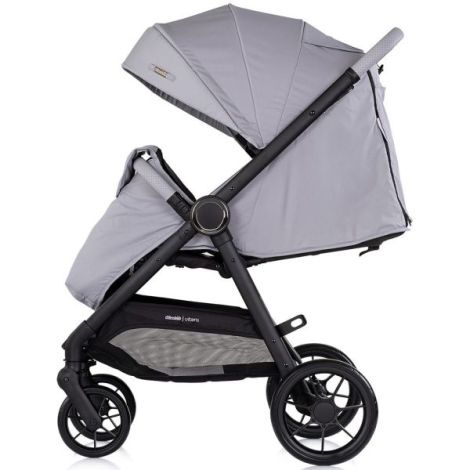 Carucior sport Chipolino Ultera cu husa picioare platinum - poza 4