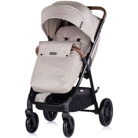 Carucior sport Chipolino Ultera cu husa picioare tiramisu - poza 2