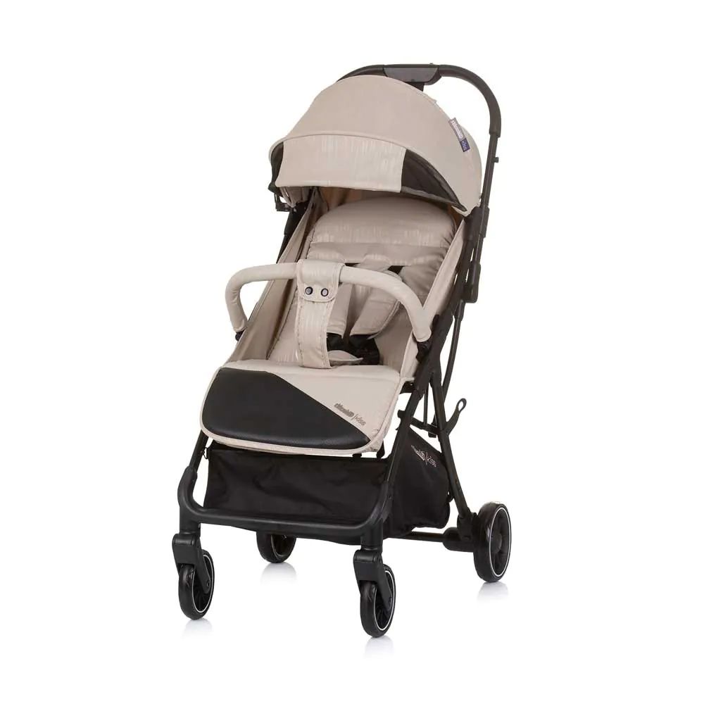 Carucior sport cu pliere compacta Chipolino Kiss 2024 Makadamia - poza 1