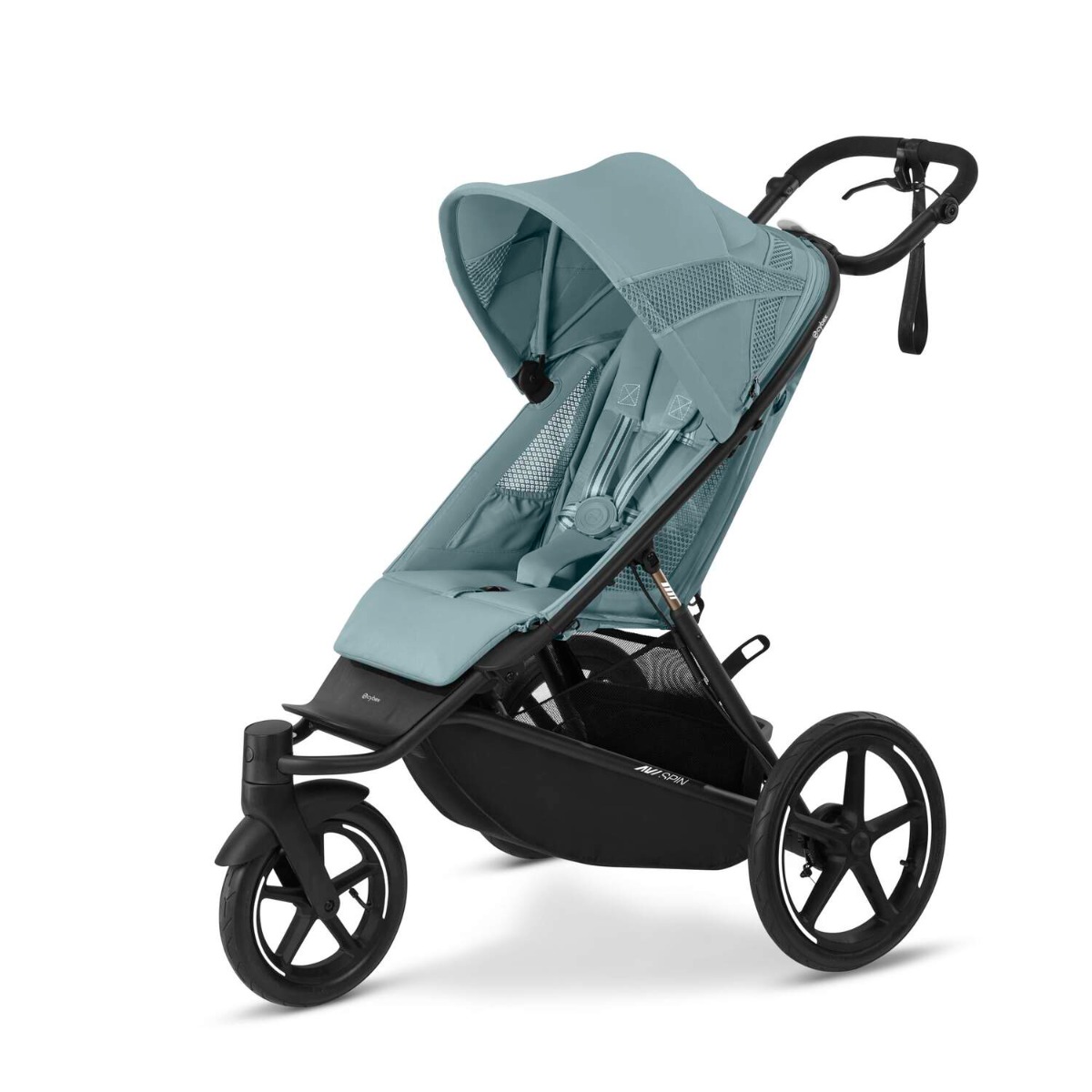 Carucior sport Cybex Gold Avi Spin Stormy Blue cu cadru Negru - poza 1