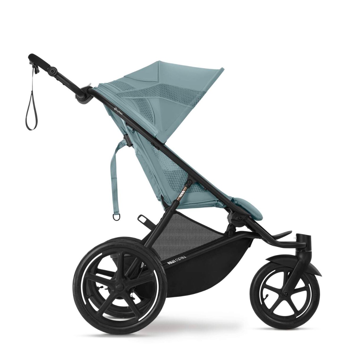 Carucior sport Cybex Gold Avi Spin Stormy Blue cu cadru Negru - poza 4